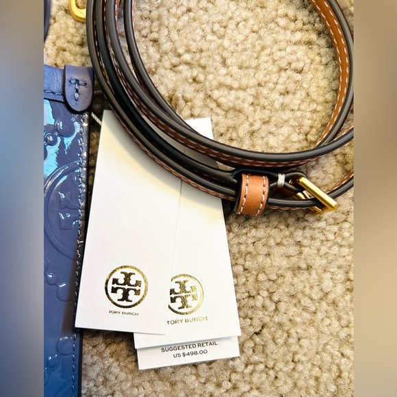 Tory Burch T Monogram Embossed Mini Tote - Picture 9 of 11